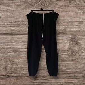 M4) Athletic Works Black Fleece Sweatpants 4XL (52–54)